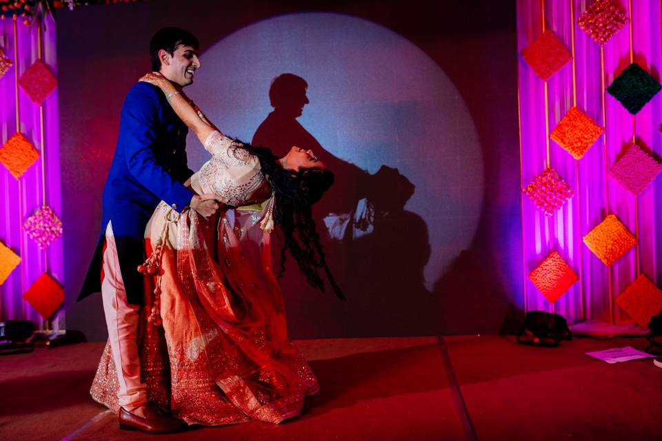 Bride and Groom dance