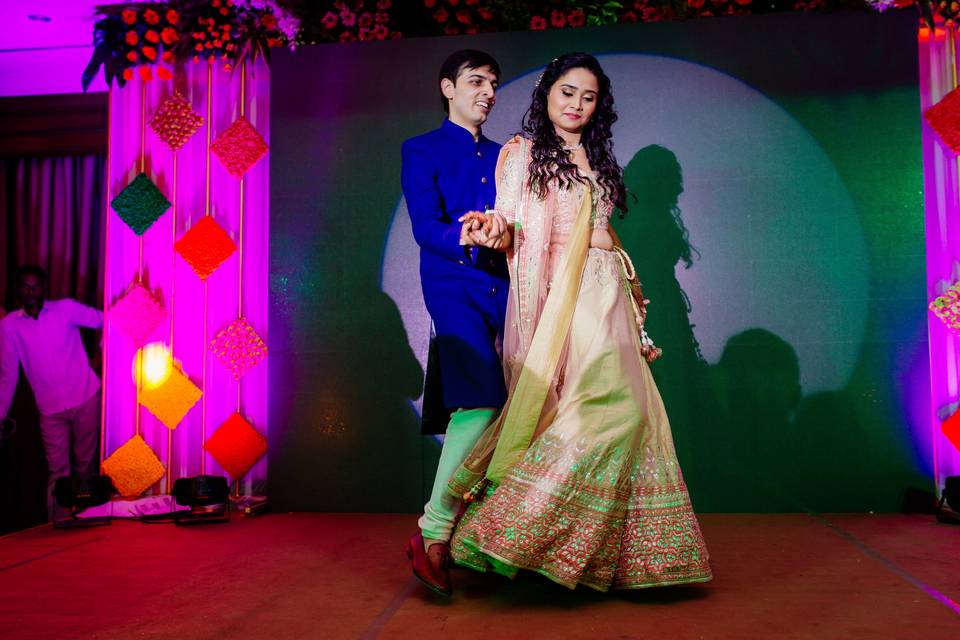 Bride and Groom dance