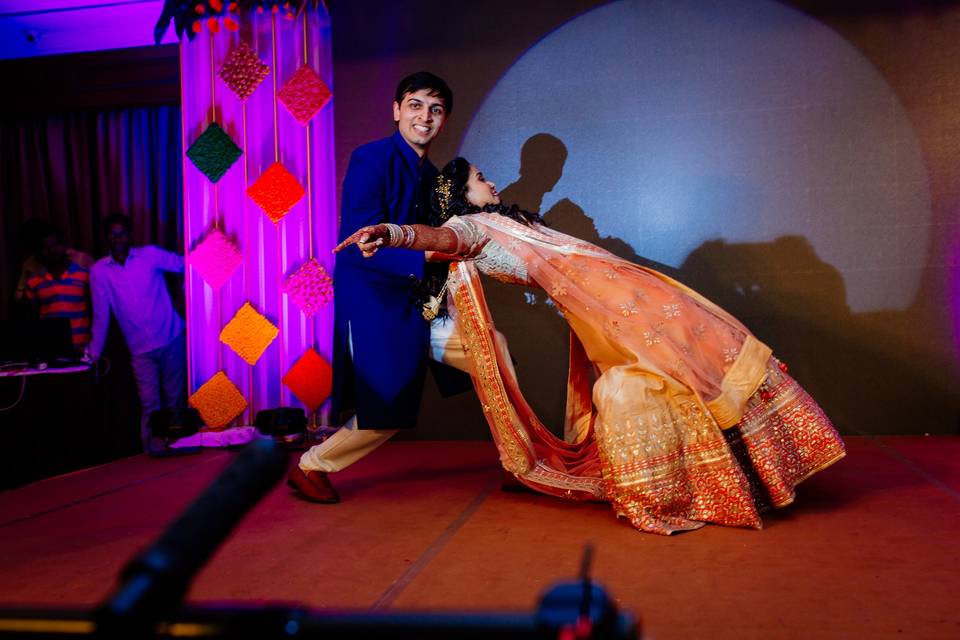 Bride and Groom dance