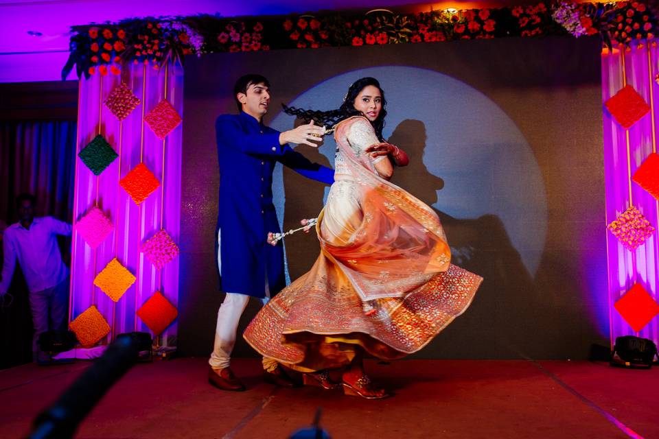 Bride and Groom dance