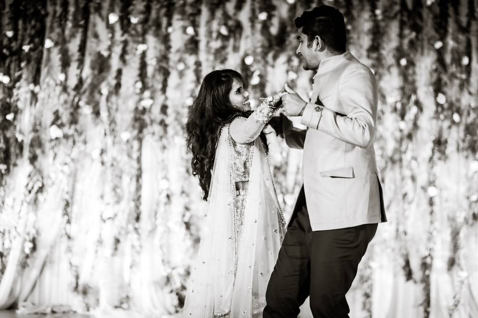 Bride and Groom dance