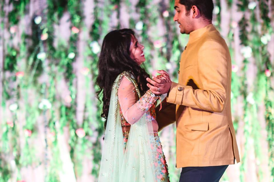 Bride and Groom dance