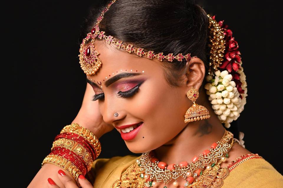 South Indian Bridal Look