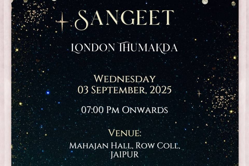 Customised invite