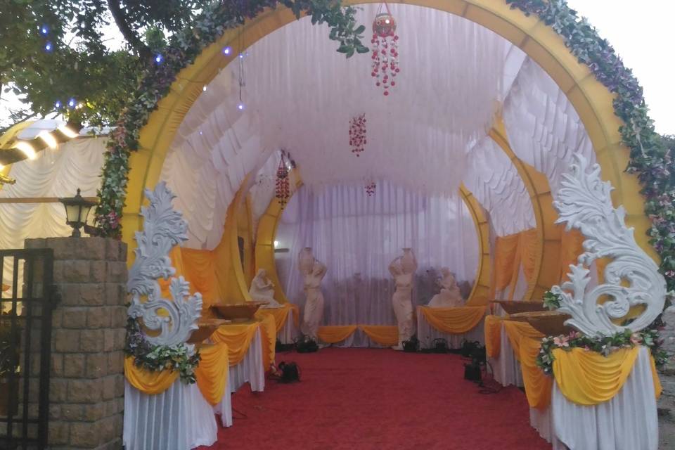 Reception entry gate