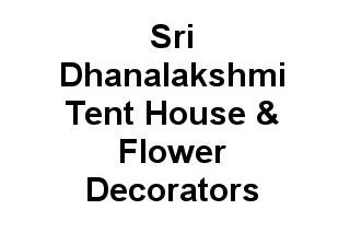 Sri dhanalakshmi tent house & flower decorators logo