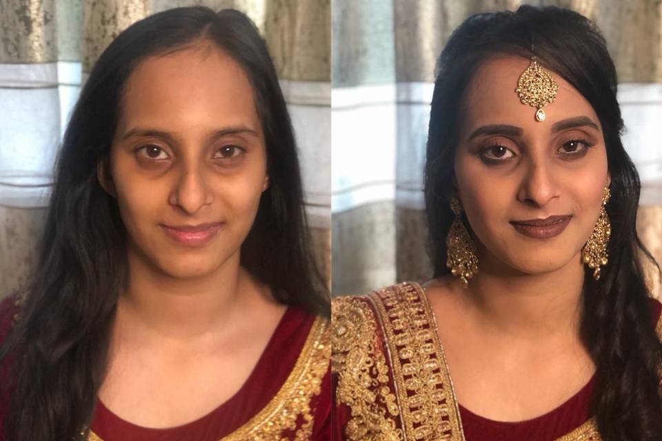 Bridal makeup