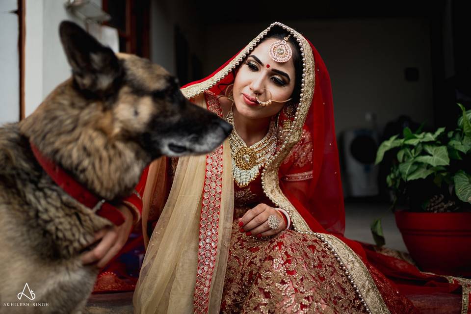 Bridal makeup