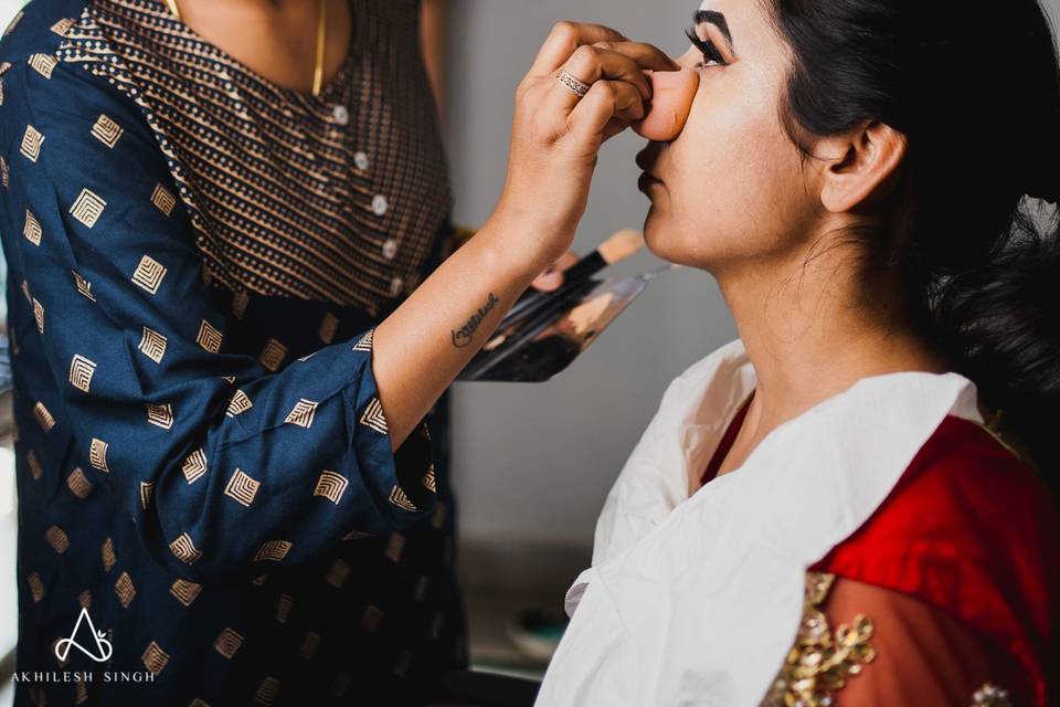 Bridal makeup