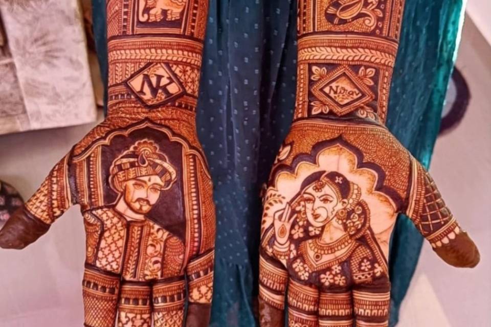 Bridal mehandi design