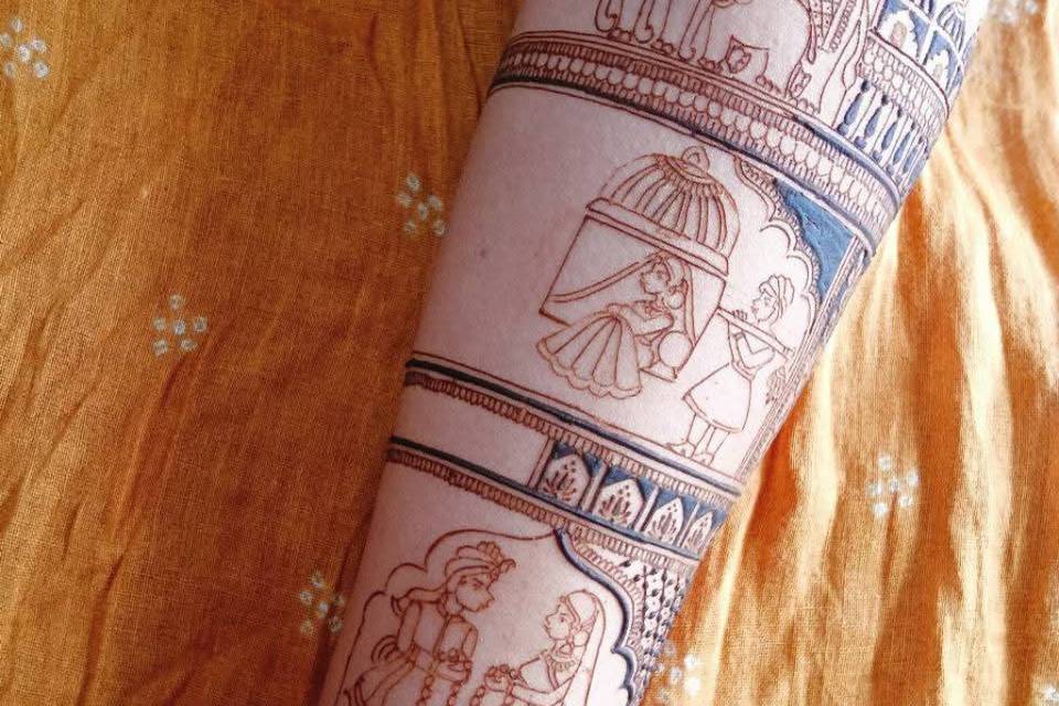 Braidal Mehandi designs