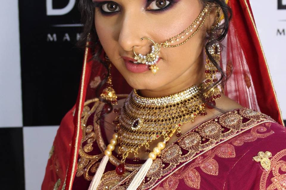 North Indian bridal look