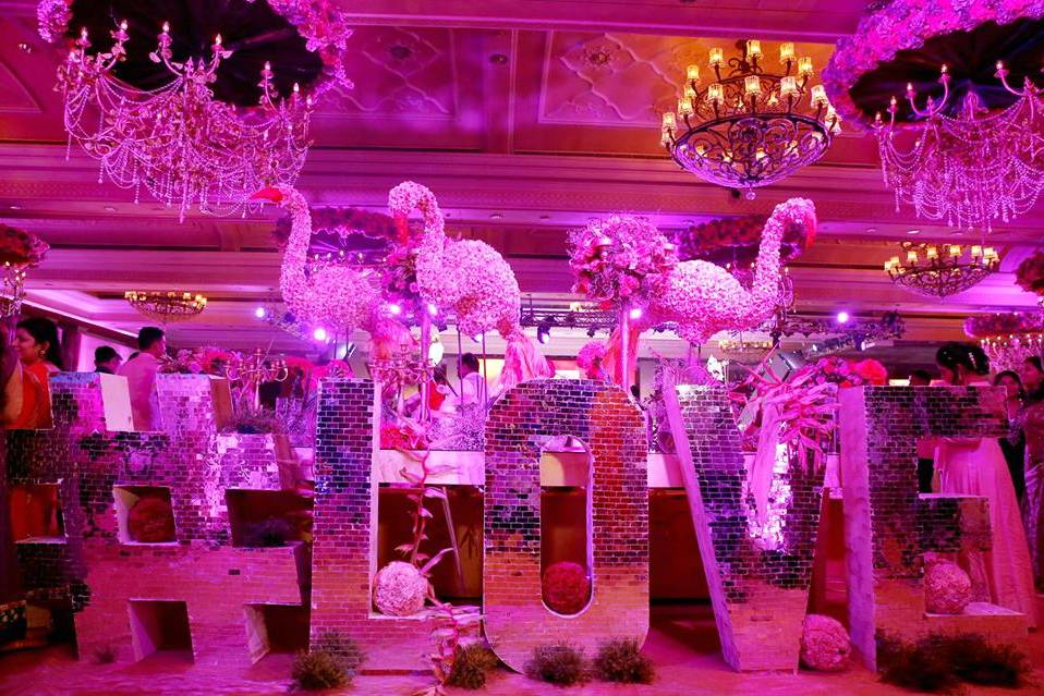 Wedding floral decor