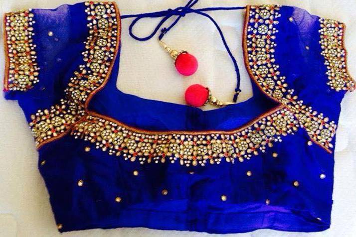 Designer saree blouse