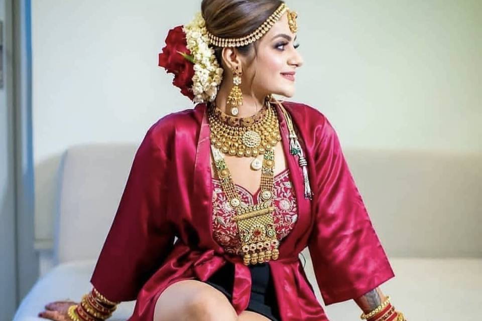 Bride with simple look