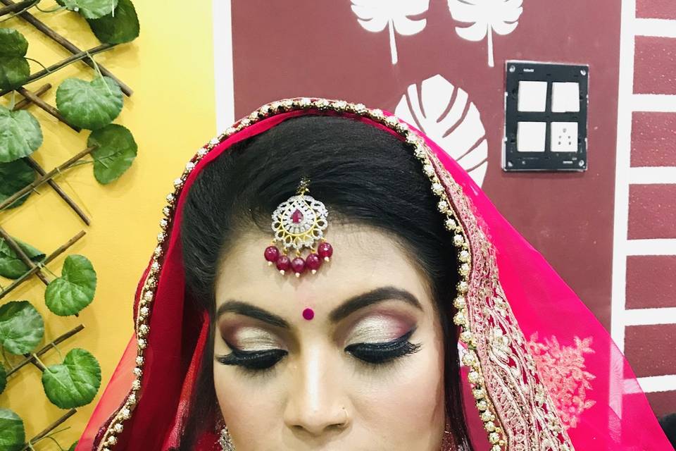 Silicon Bridal makeup