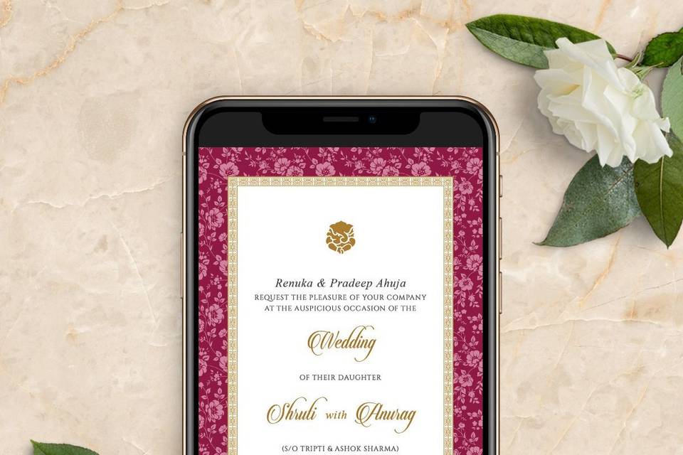 Noor Mahal Wedding Card