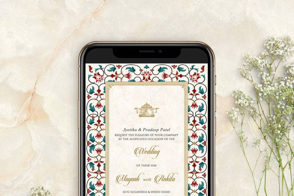 Feeling Festive Wedding Card