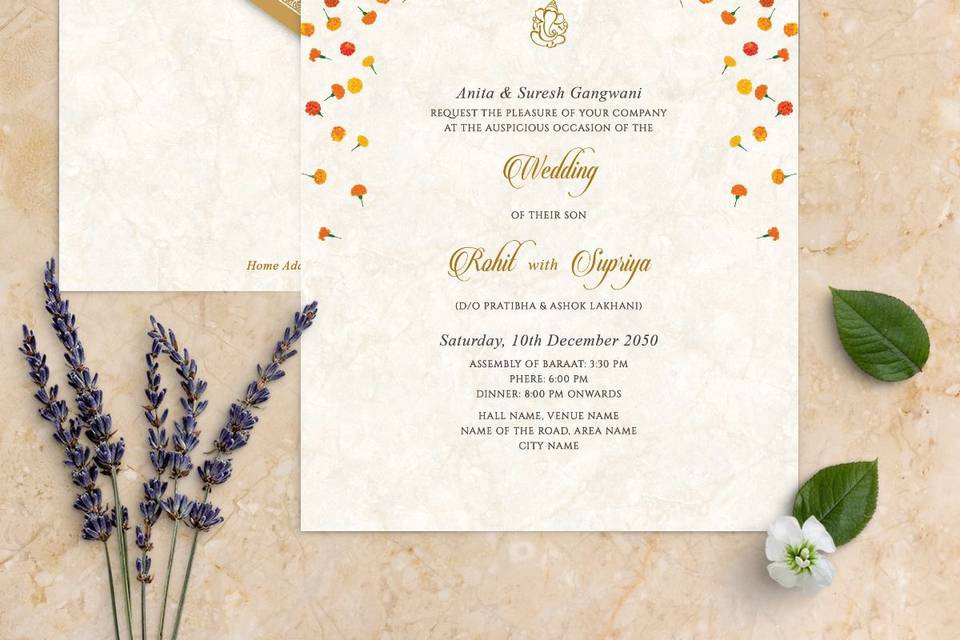 Noor Mahal Wedding Card