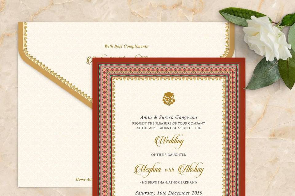 Buti Beauty Mix Wedding Card