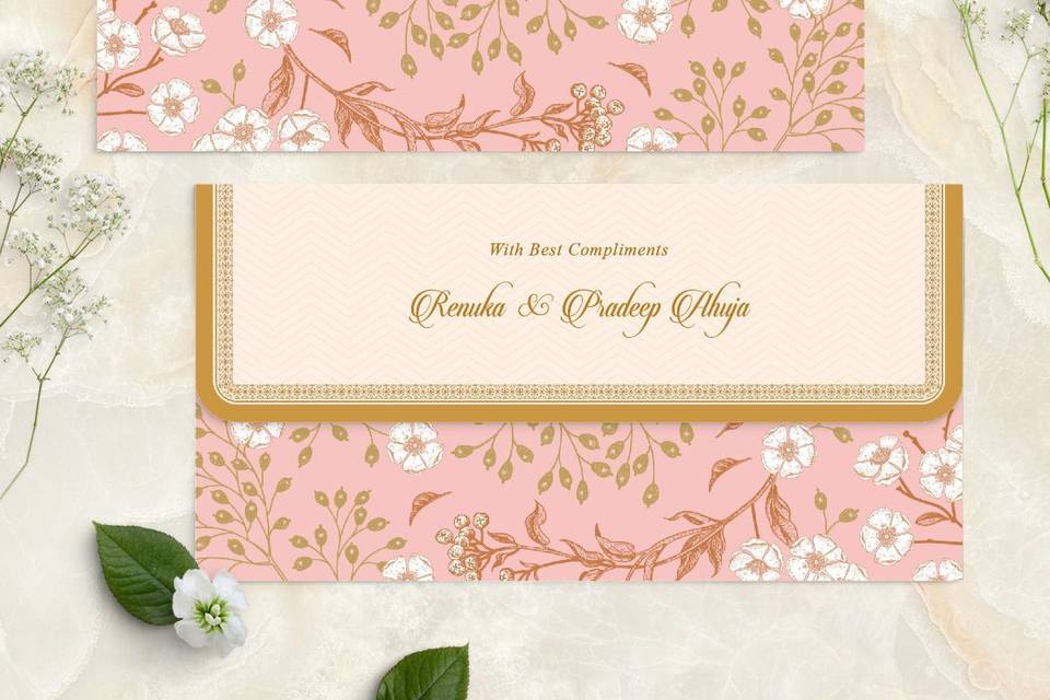 Paint Me Floral Money Envelope