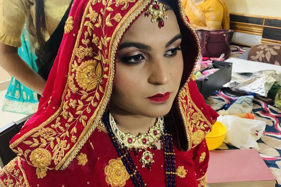 Bridal makeup