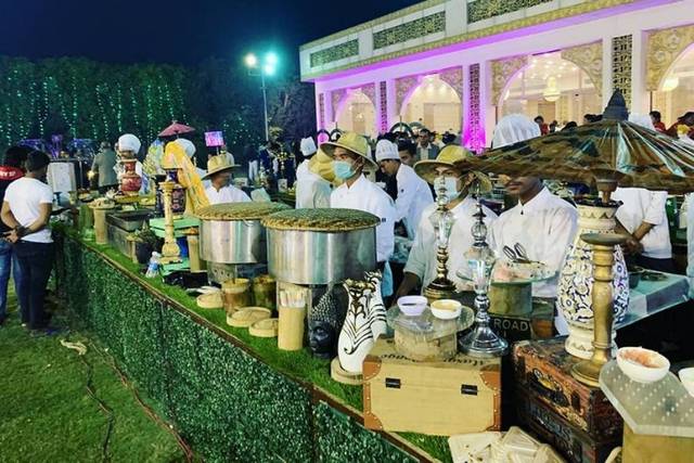 Catering setup