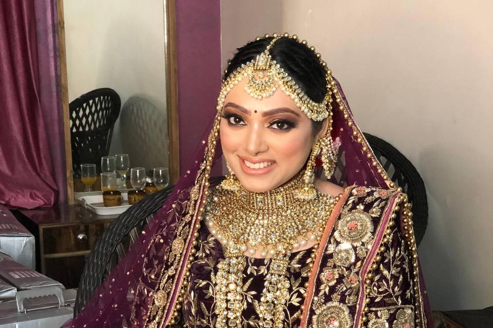 Bridal makeup