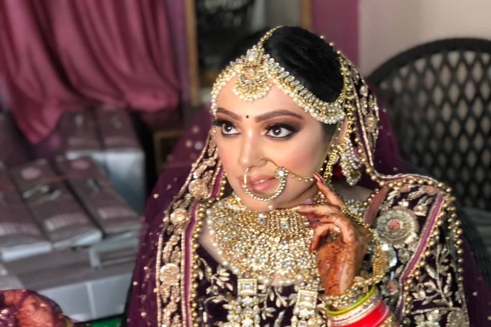 Bridal makeup