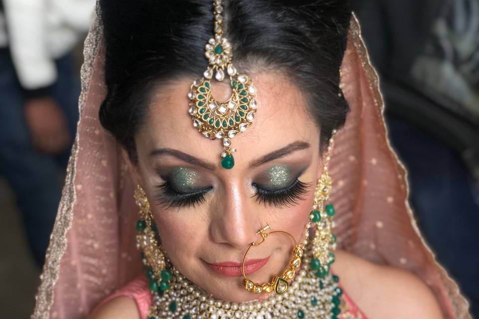 Bridal makeup