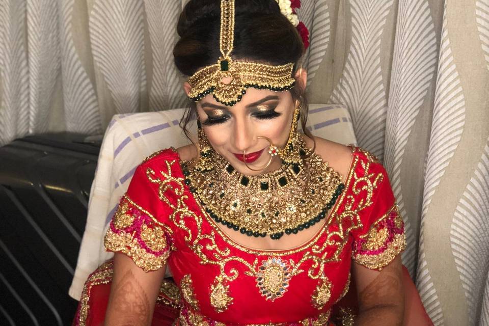 Bridal makeup