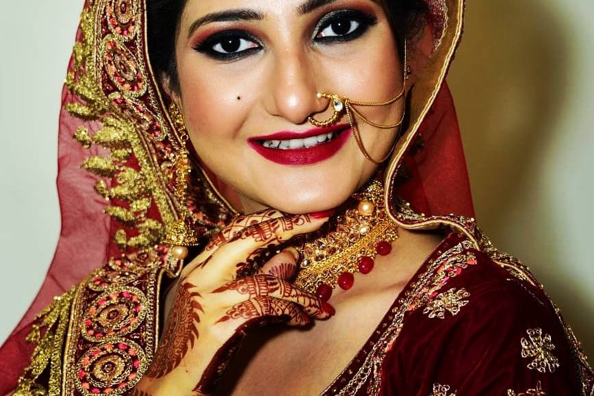 Bridal makeup