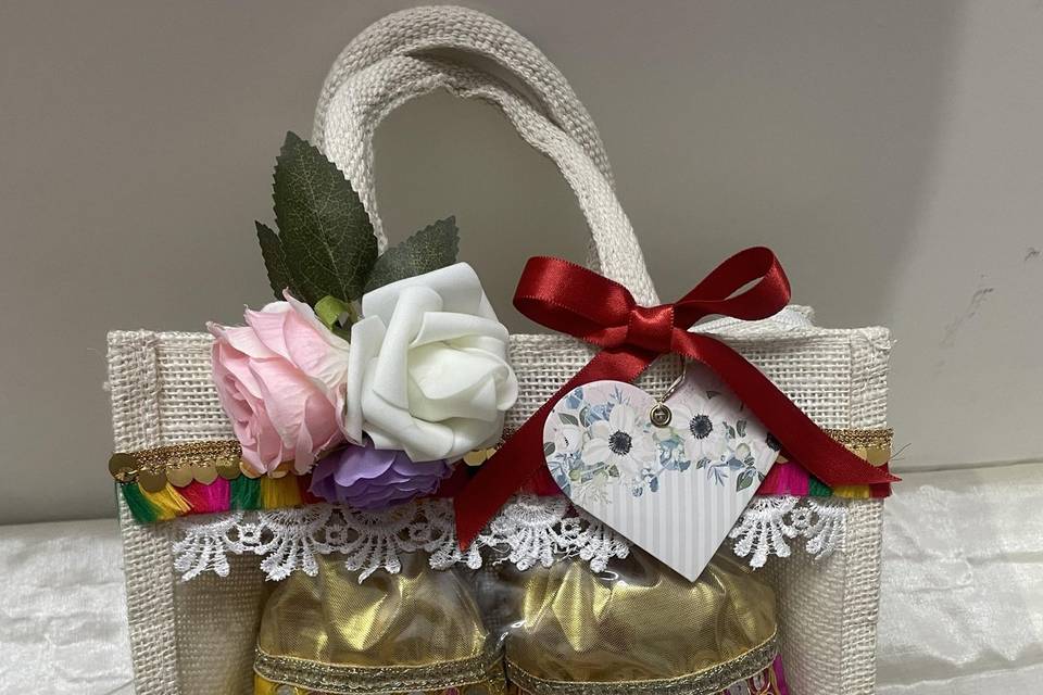Jute bag & potlis