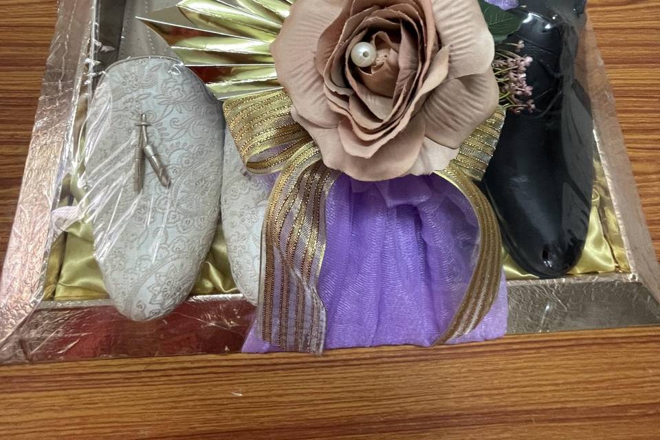 Groom’s pair of shoes