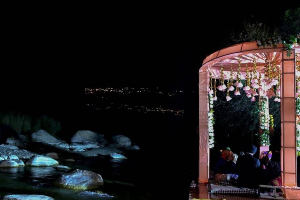 River side mandap