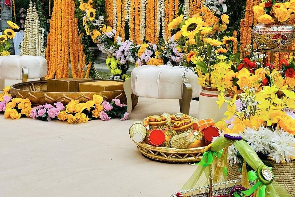 Haldi decor