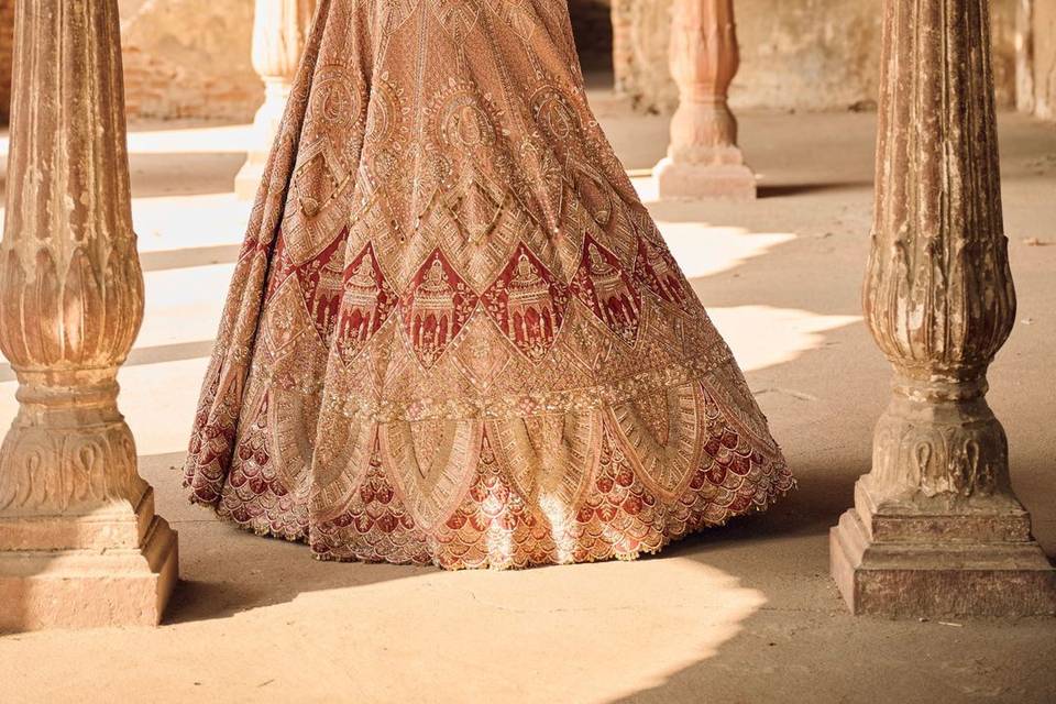 Bridal lehenga