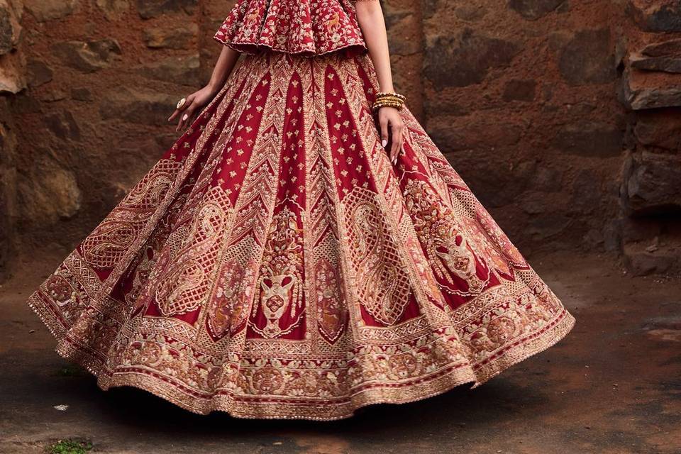 Bridal lehenga