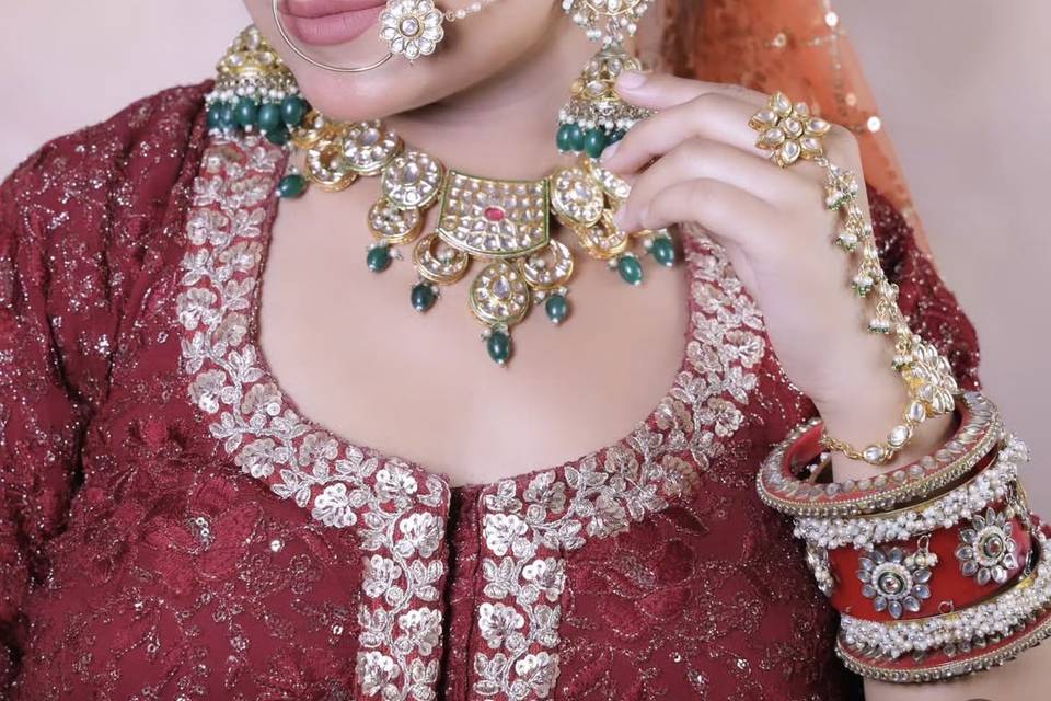 Bridal makeup