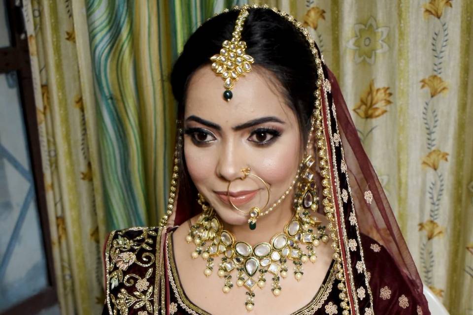 Subtle bridal makeup