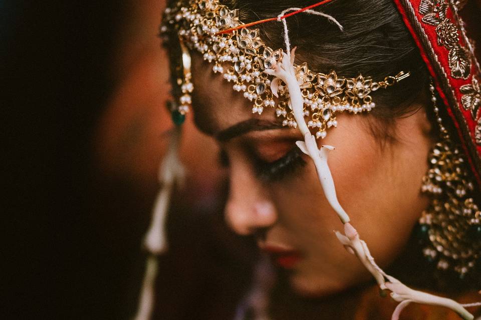Bride at Mandap