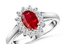 Ruby Diamond Ring Natural