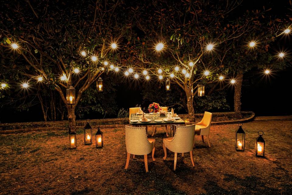 Romantic Dinner Set-up