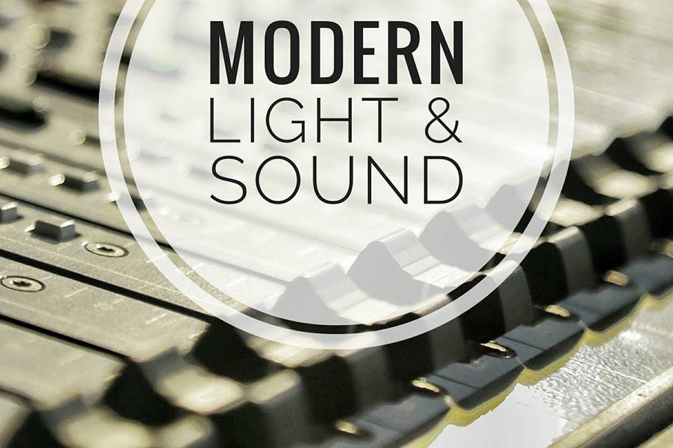 Modern Light and Sound Logo