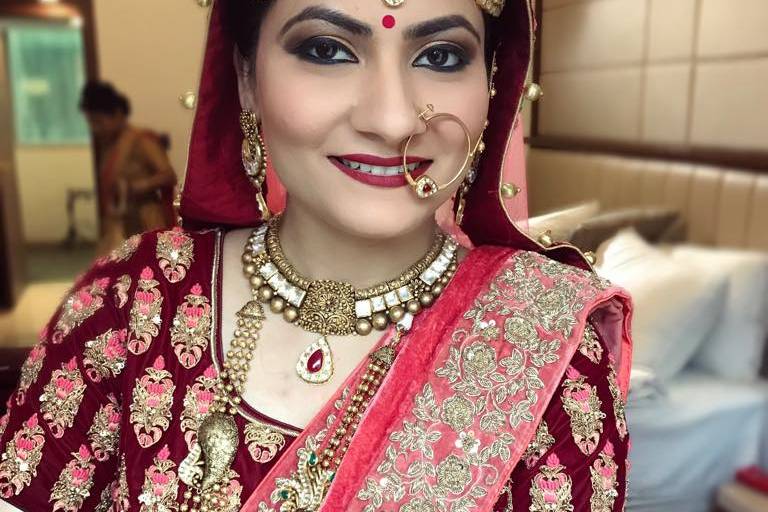 Bridal makeup