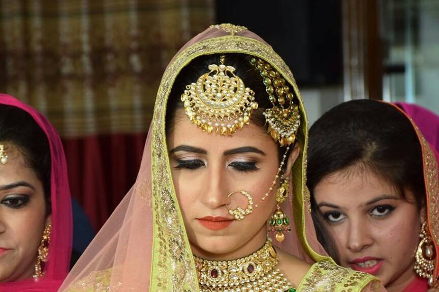 Bridal makeup