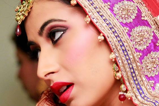 Bridal makeup