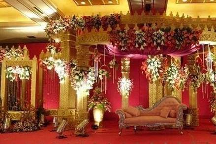 Decoration of weddings