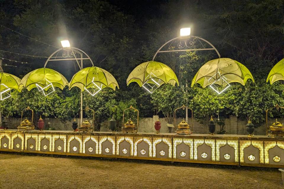 Catering setup