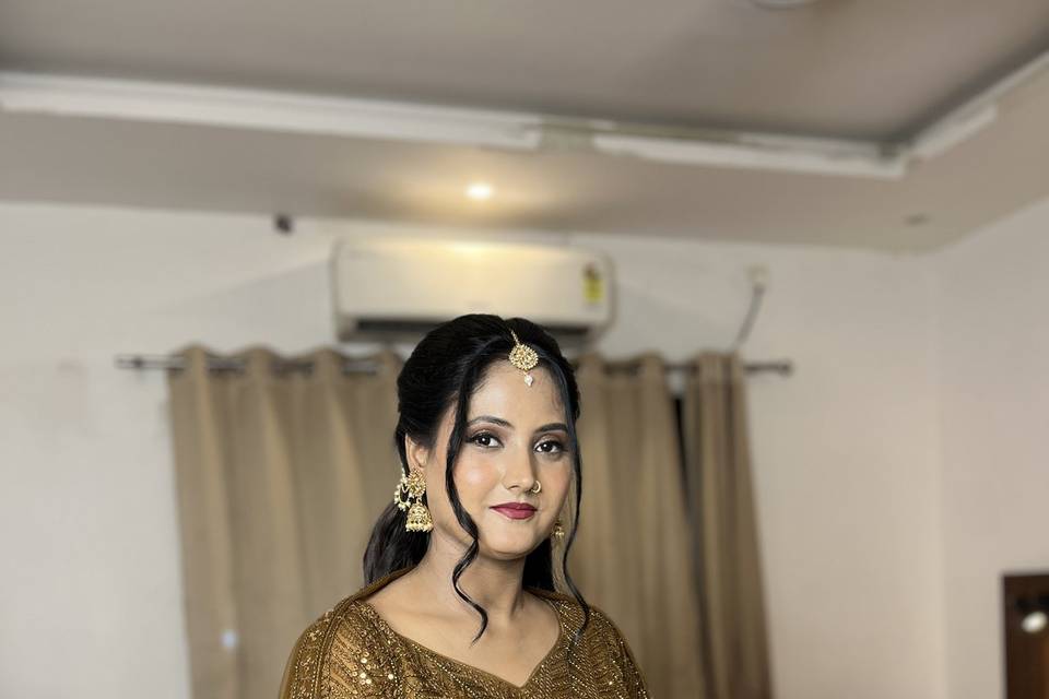 Mehandi makeup